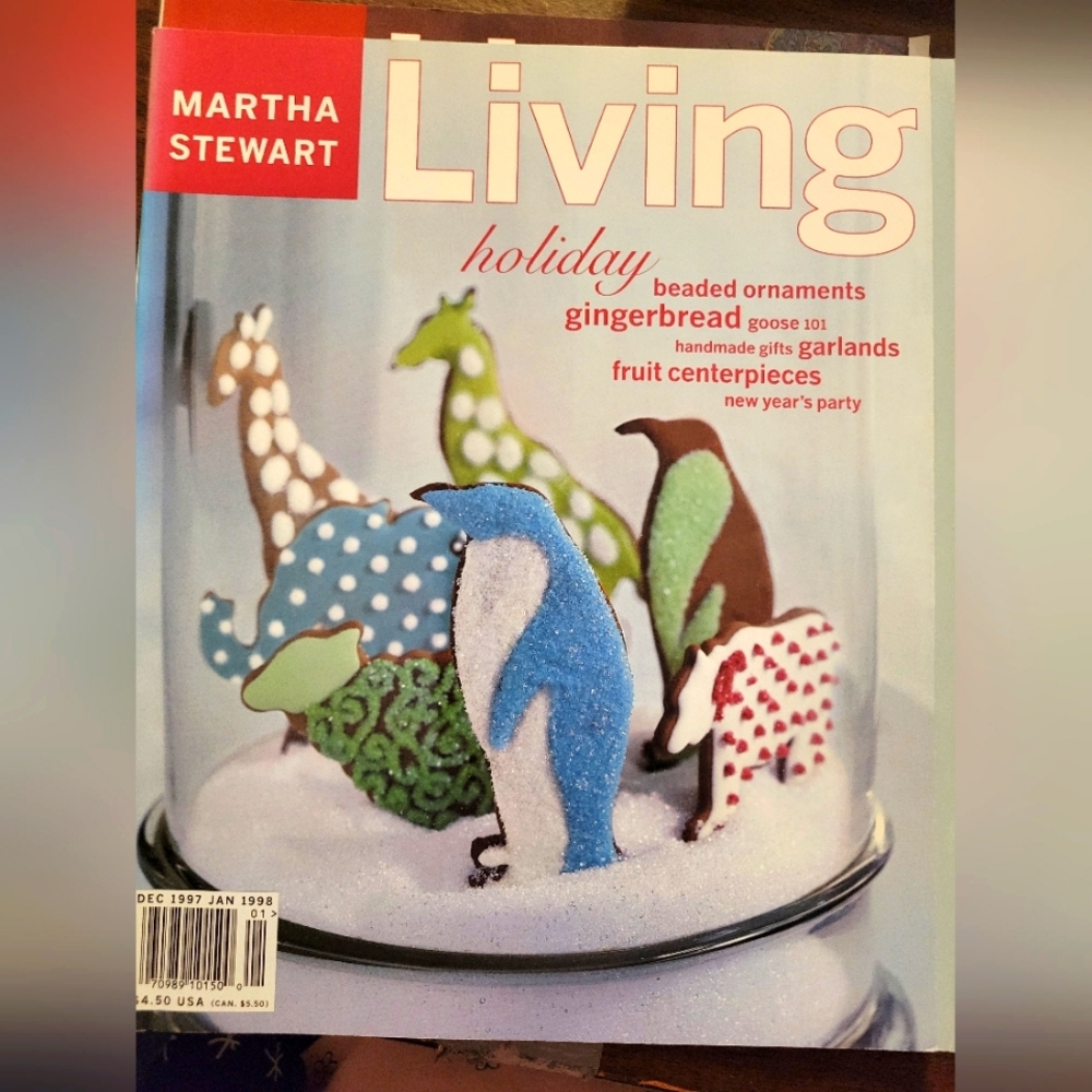 Martha Stewart Living Magazine December 1997